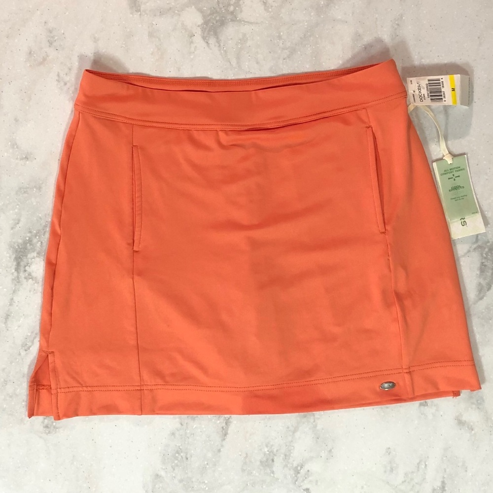 Dockers Coral Orange Athletic Skort